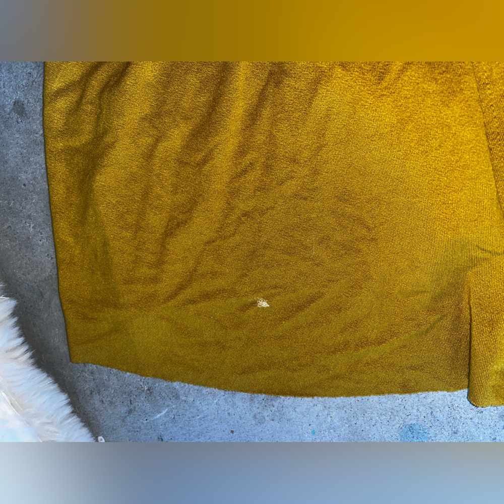 Free People Mustard Embroidered High Neck Racerback Tank 🌵xs - Picture 3 of 11